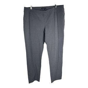 Eileen Fisher‎ Women's M Leg Pants - Gray Viscose Stretch Ankle Style